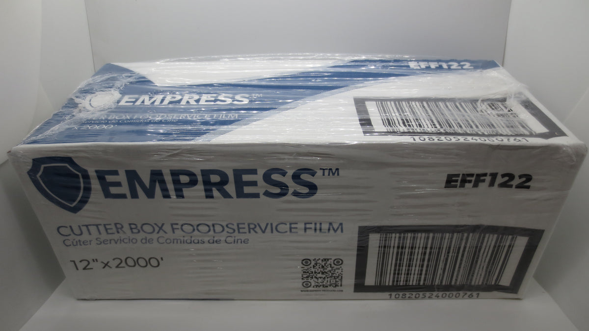 Plastic Cling Wrap Food Film 12"x2000' & 18'x2000"- 12V, 18V