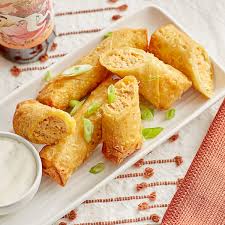 Buffalo Chicken Cheesesteak Eggroll BCCE