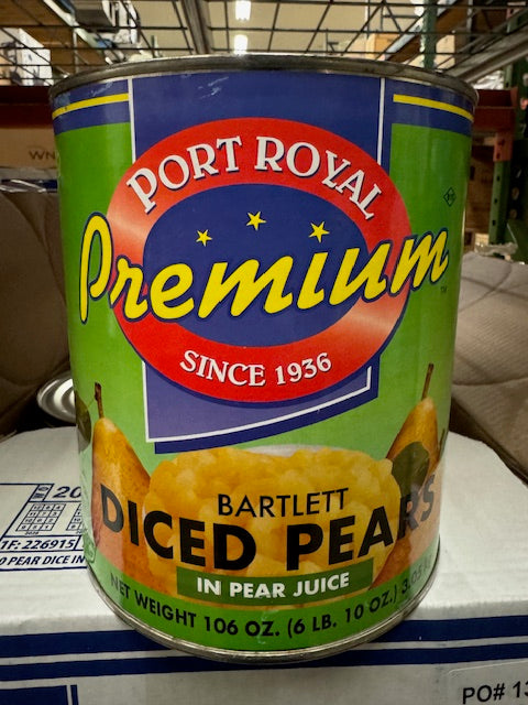 Diced Pears in Juice- DPRJ/DPRJX