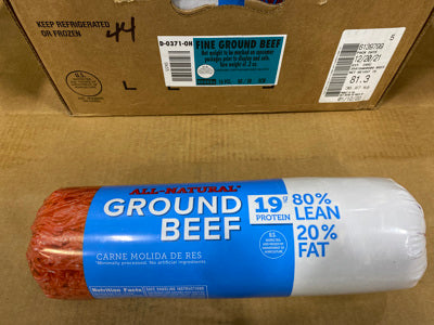 Ground Beef 81/19- 5lb Chub GRDB