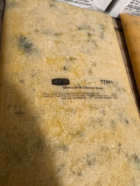 Blount Broccoli & Cheese Soup- BBCSX