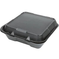 9"x9" Black Foam Take-Out- BK200
