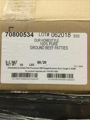 Holten Beef Patty 5.3z- HBP