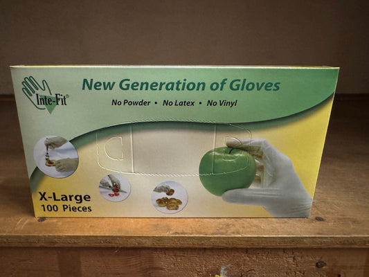 Powder-Free Plastic Hybrid Gloves