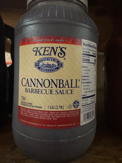 Ken's Cannonball BBQ Sauce- KBS/KBSX