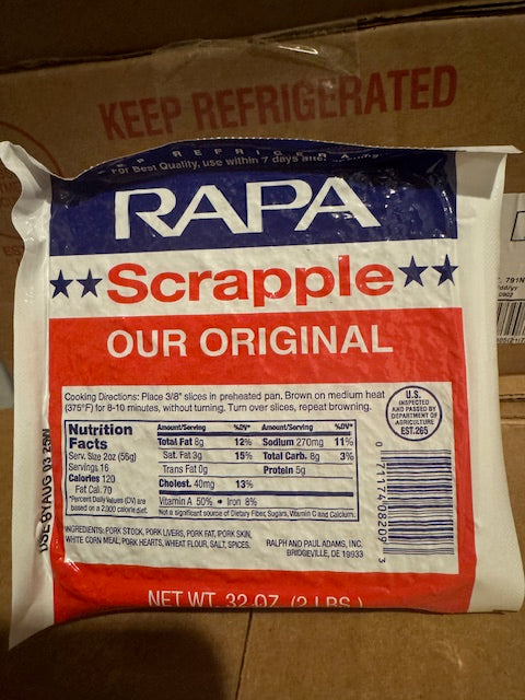 Scrapple Rapa Brand- SCRAP/SCRAPP