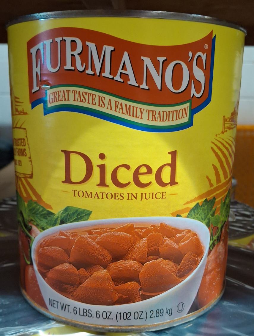 Diced Tomatoes in Juice- DT/DTX